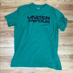 green under armour tee